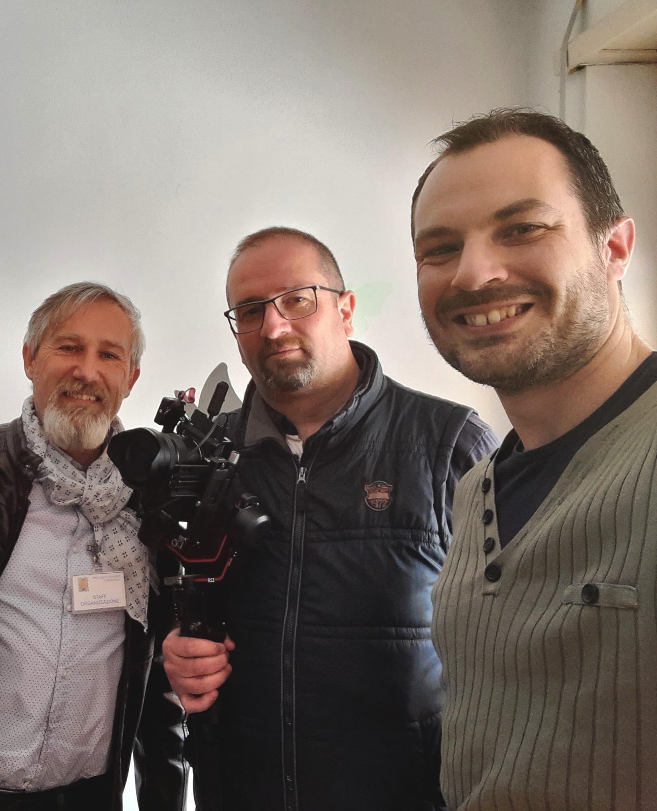 Stefano Centrone con Ivo Chiolerio e Matteo Enrico