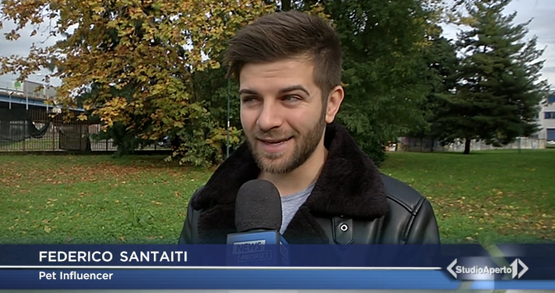 Federico Santaiti intervista per Studio Aperto