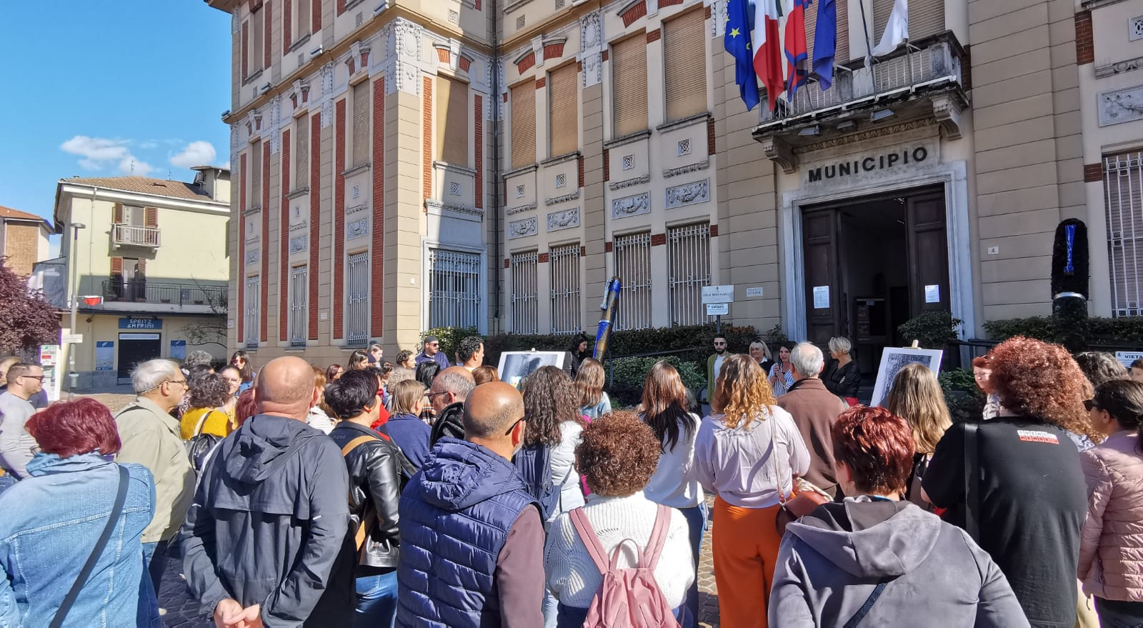 Un momento della inaugurazione