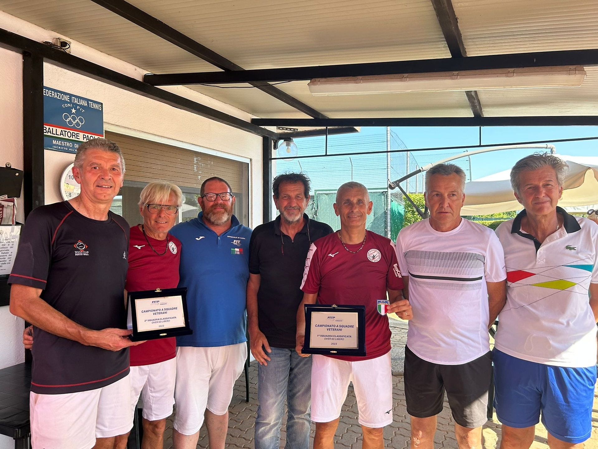Tennis Club Tescaro Over 60 premiazione