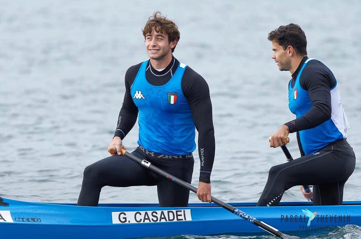 Gabriele Casadei Carlo Tacchini acqua (FOTO FICK)