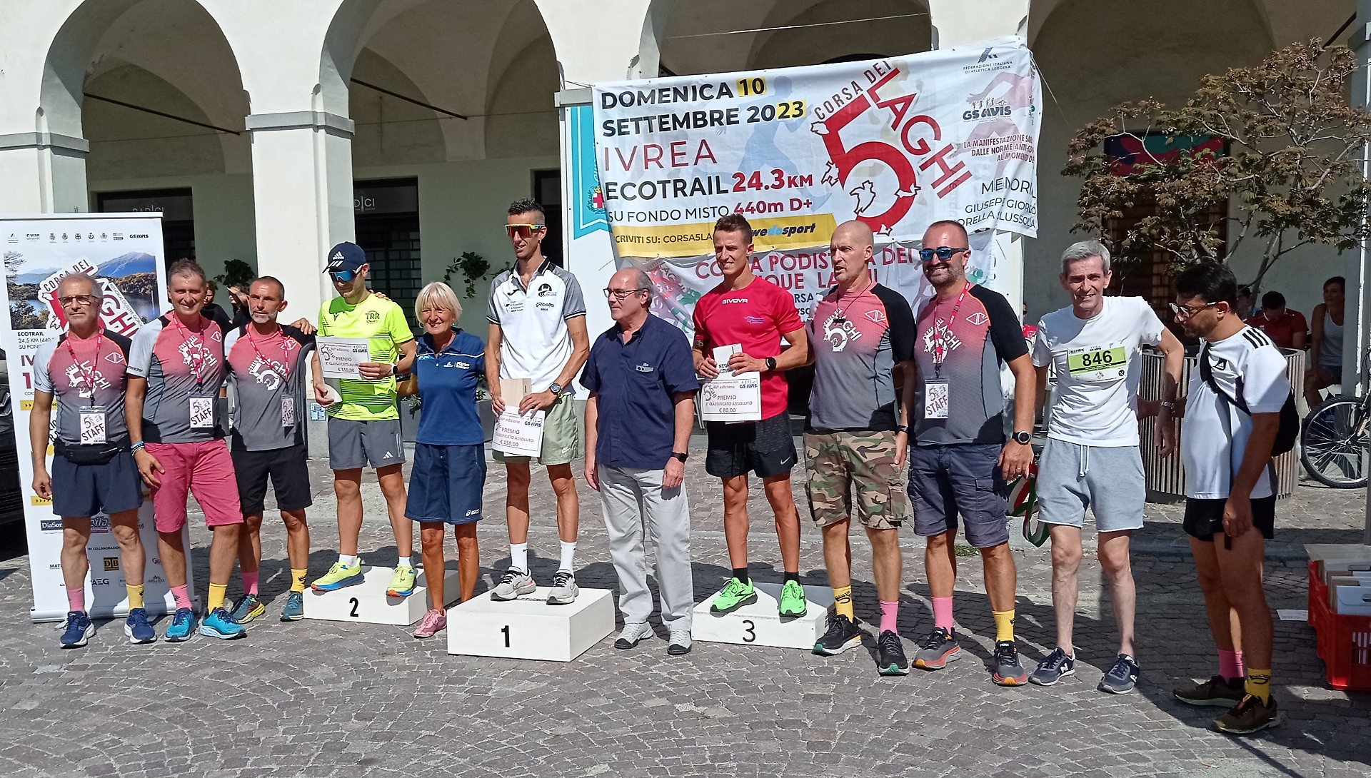 5 Laghi 2023 podio maschile