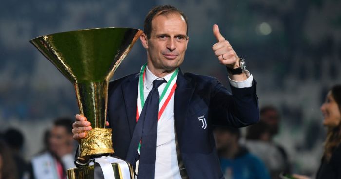 Massimiliano Allegri trofeo