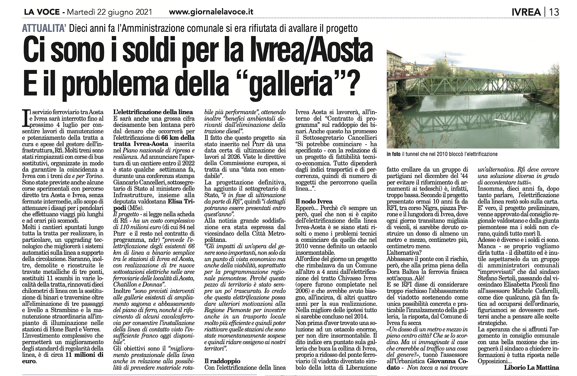 articolo La Voce
