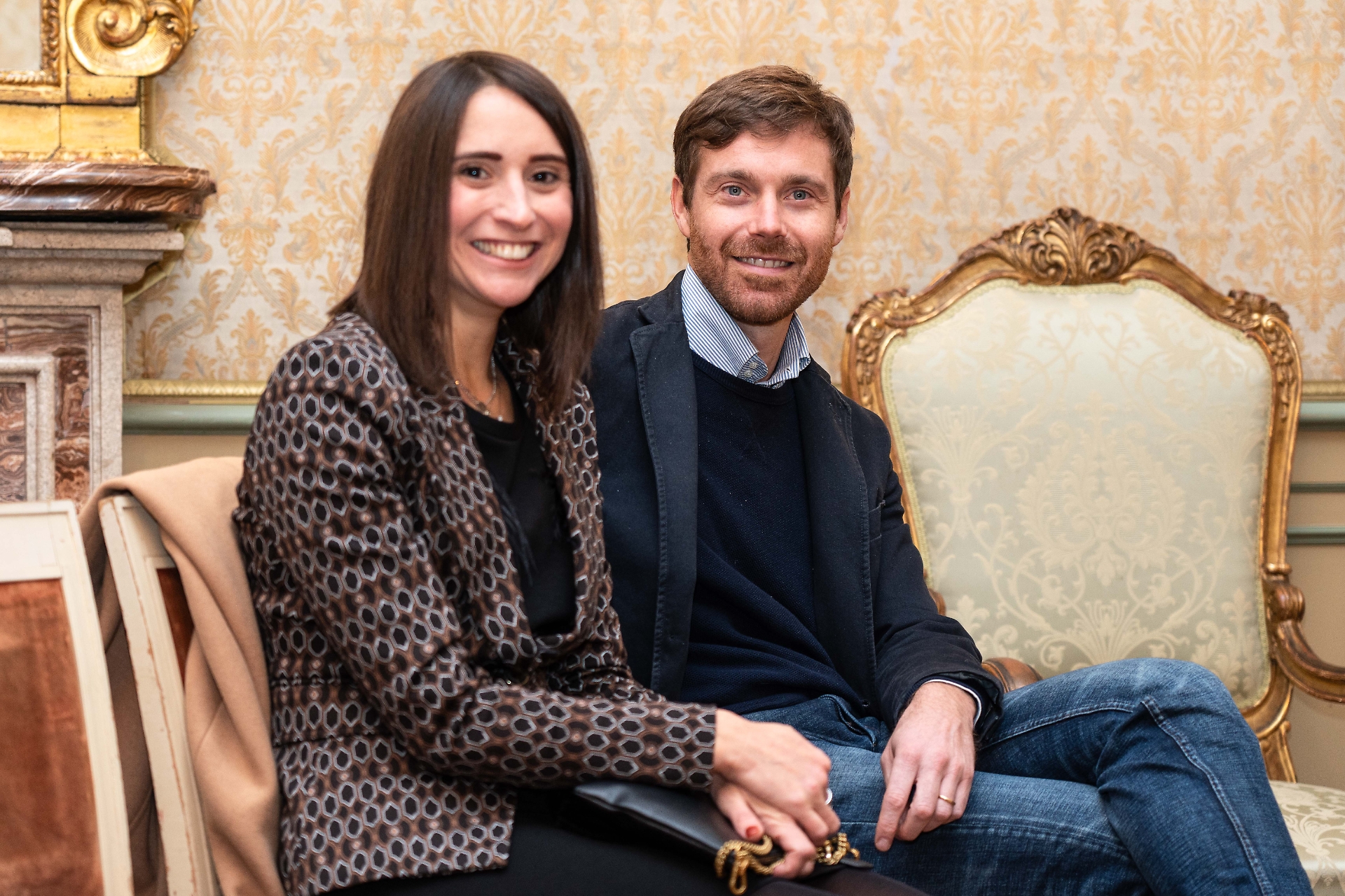 Marcello Feraudo e Elena Bergamini