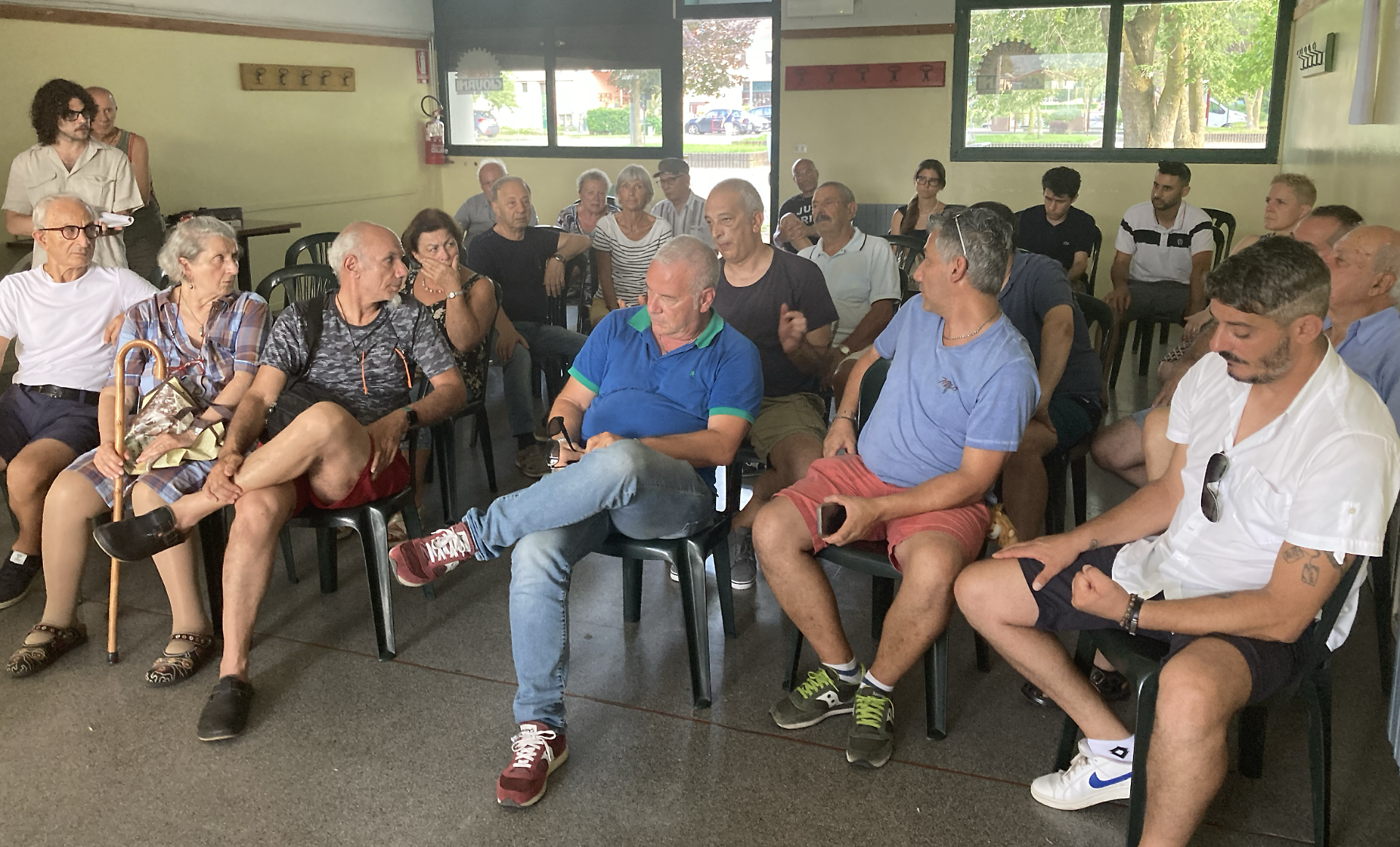 alla riunione di questo estate