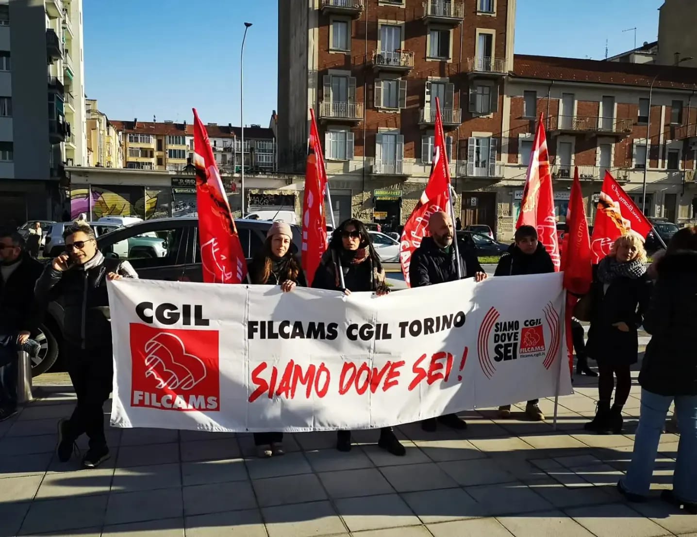 manifestazione Torino Telecomunicazioni
