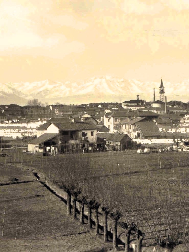 IN FOTO Una veduta di Settimo Torinese fra le due guerre mondiali