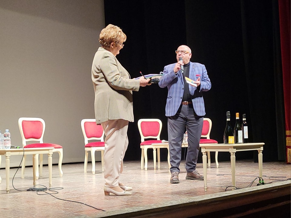 Il momento del saluto istituzionale del consigliere regionale Gavazza