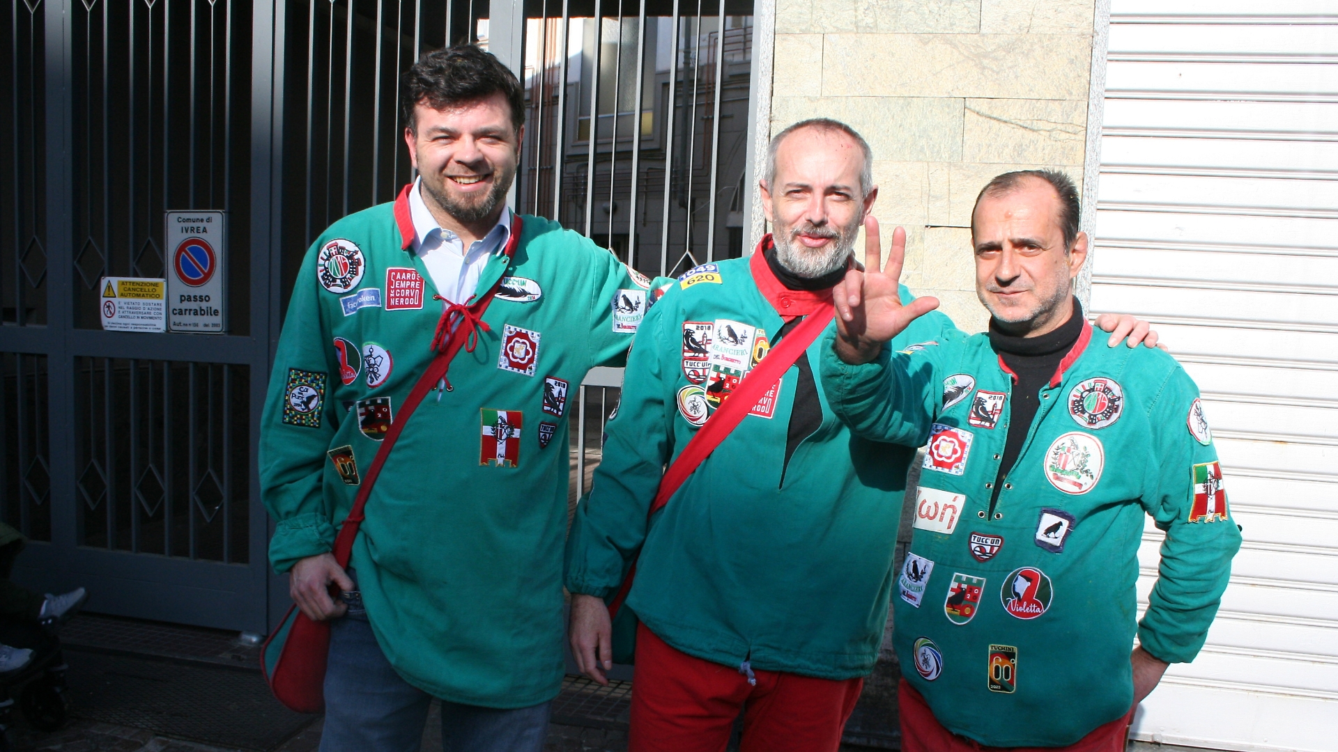 Fabrizio Dulla con alcuni amici