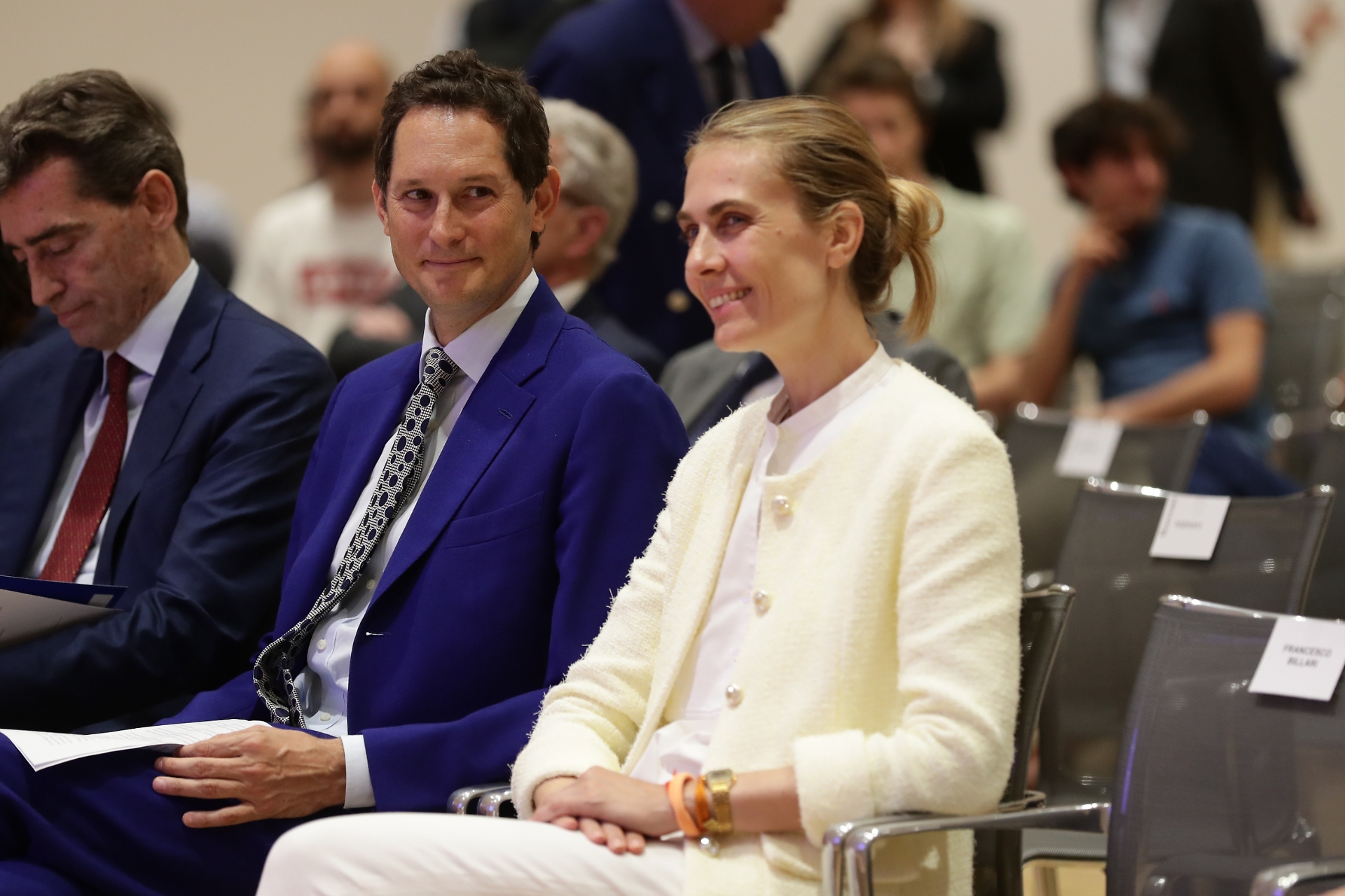 John Elkann con la moglie Lavinia Borromeo