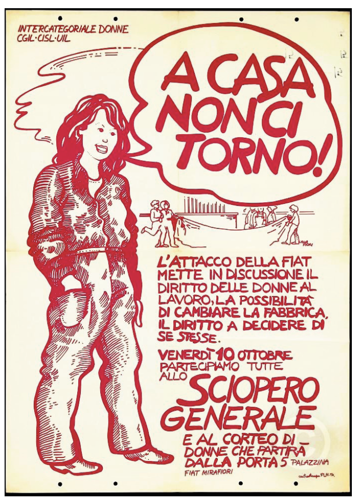 NEL RIQUADRO 1980, lotte femminili alla Fiat