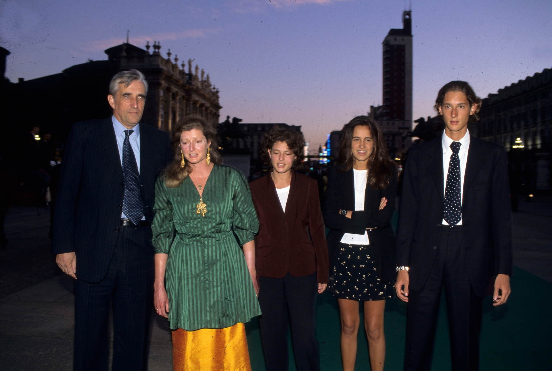 MARGHERITA AGNELLI CON IL MARITO SERGE DE PAHLEN, LA FIGLIA GINEVRA ELKANN E ANNA DE PAHLEN E IL FIGLIO JOHN PHILIP ELKANN