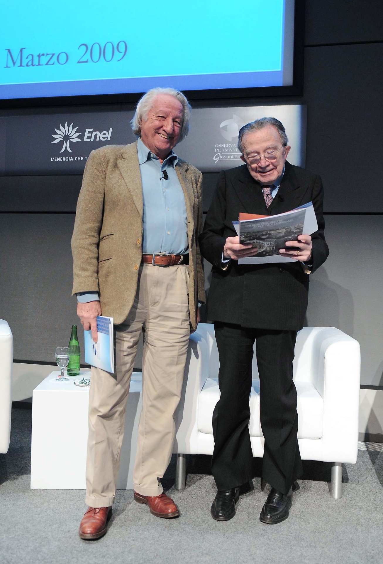 Andreotti con Forattini