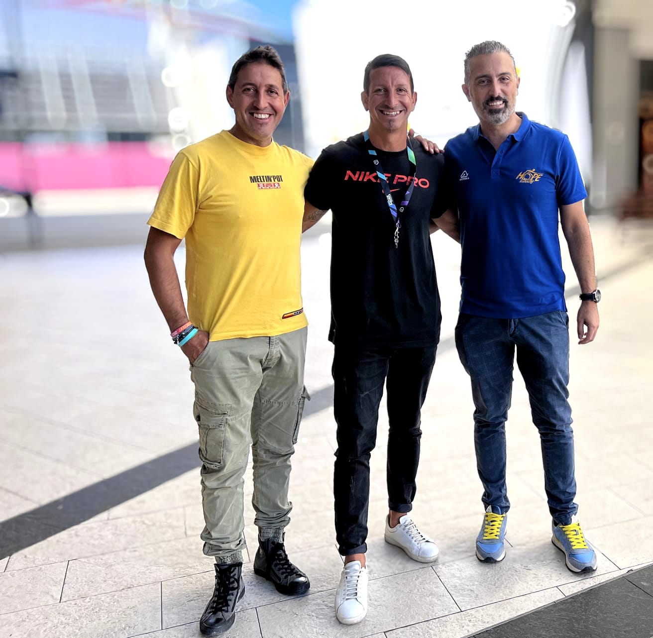 Dario Paonessa, Franco Semioli e Giovanni Mirabella