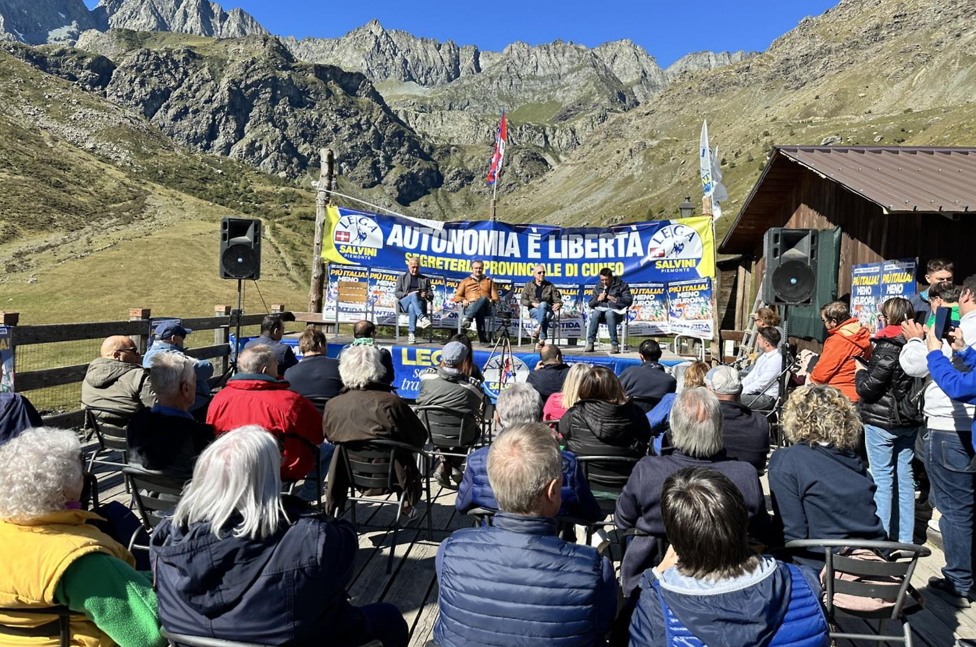 il raduno della Lega