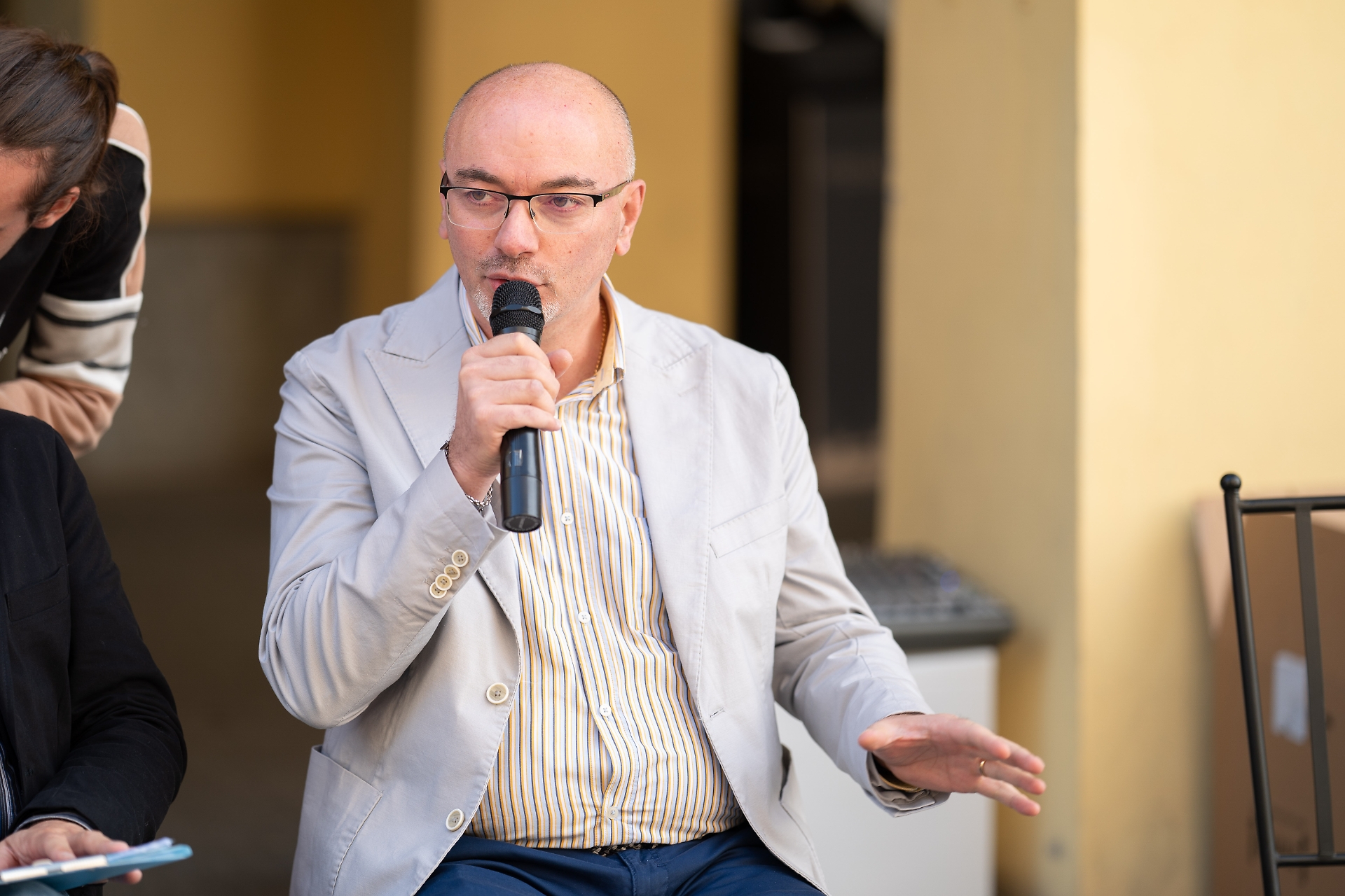 Il Sindaco di Lanzo Torinese, Fabrizio Vottero Bernardina