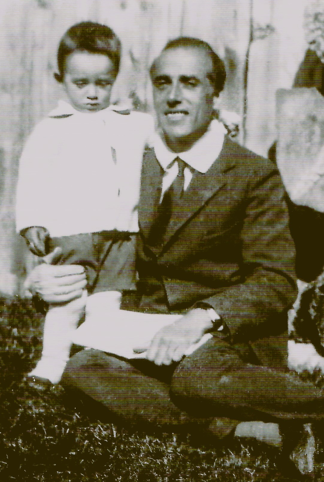 Giacomo Matteotti col figlio Giancarlo