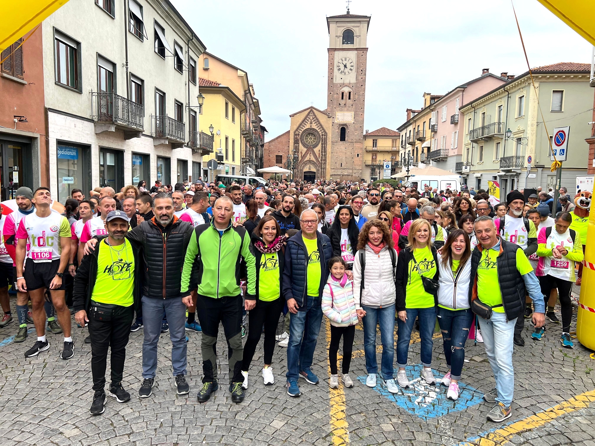 Trail delle Colline 2024 staff piazza