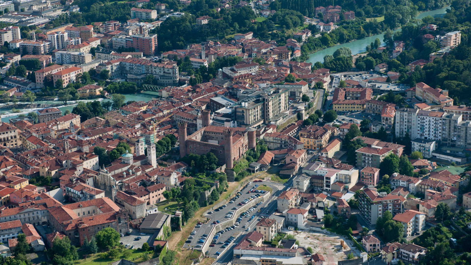 Ivrea dall'alto