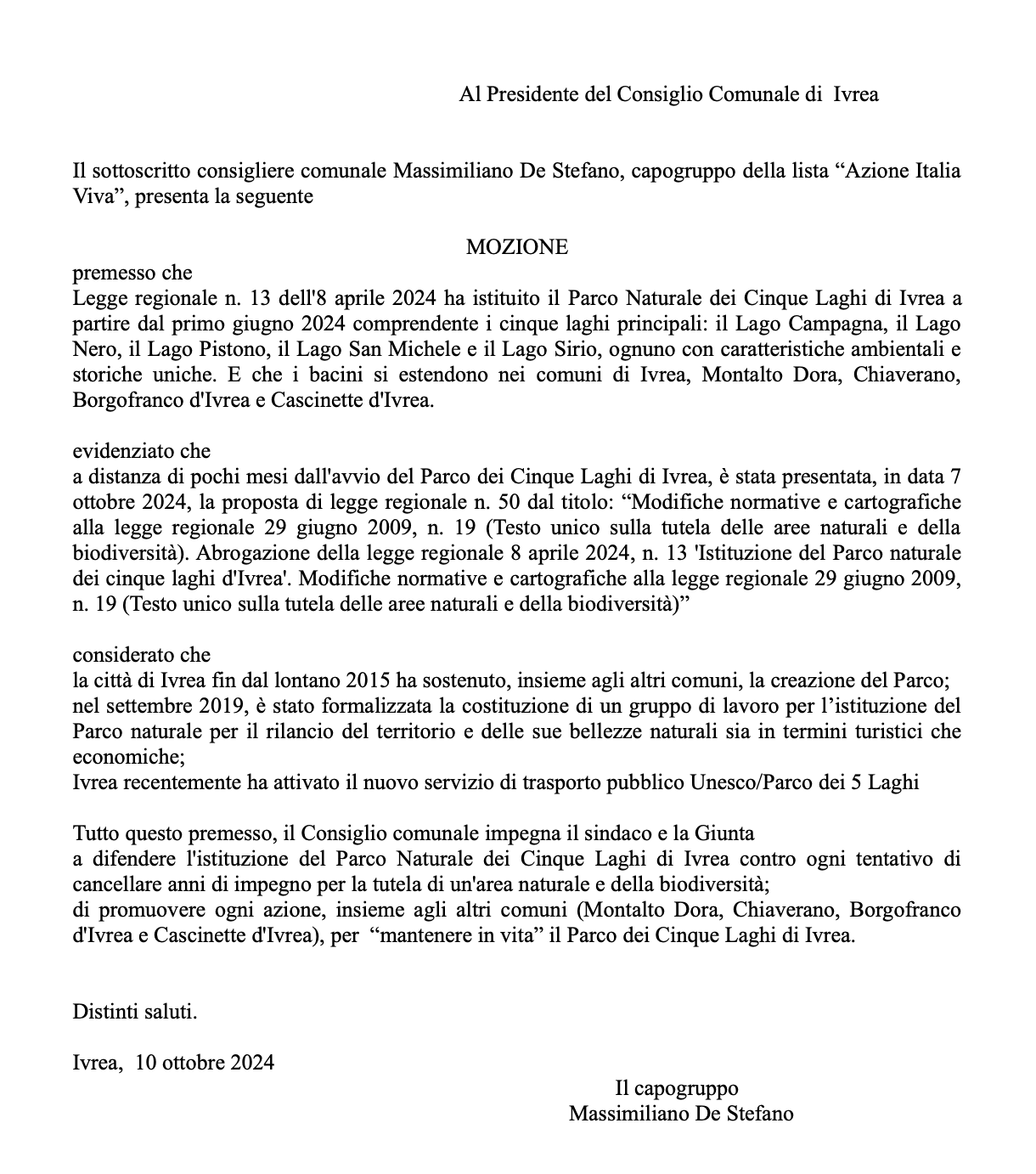 mozione