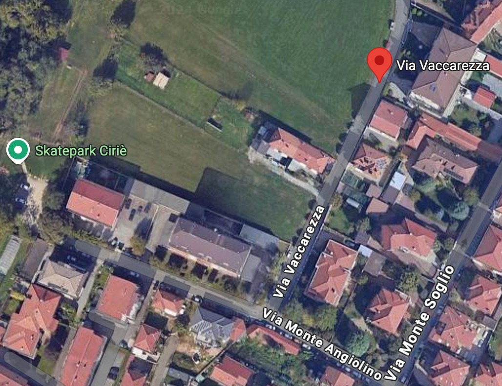 Via Vaccarezza dove sorgerà il nuovo parcheggio 