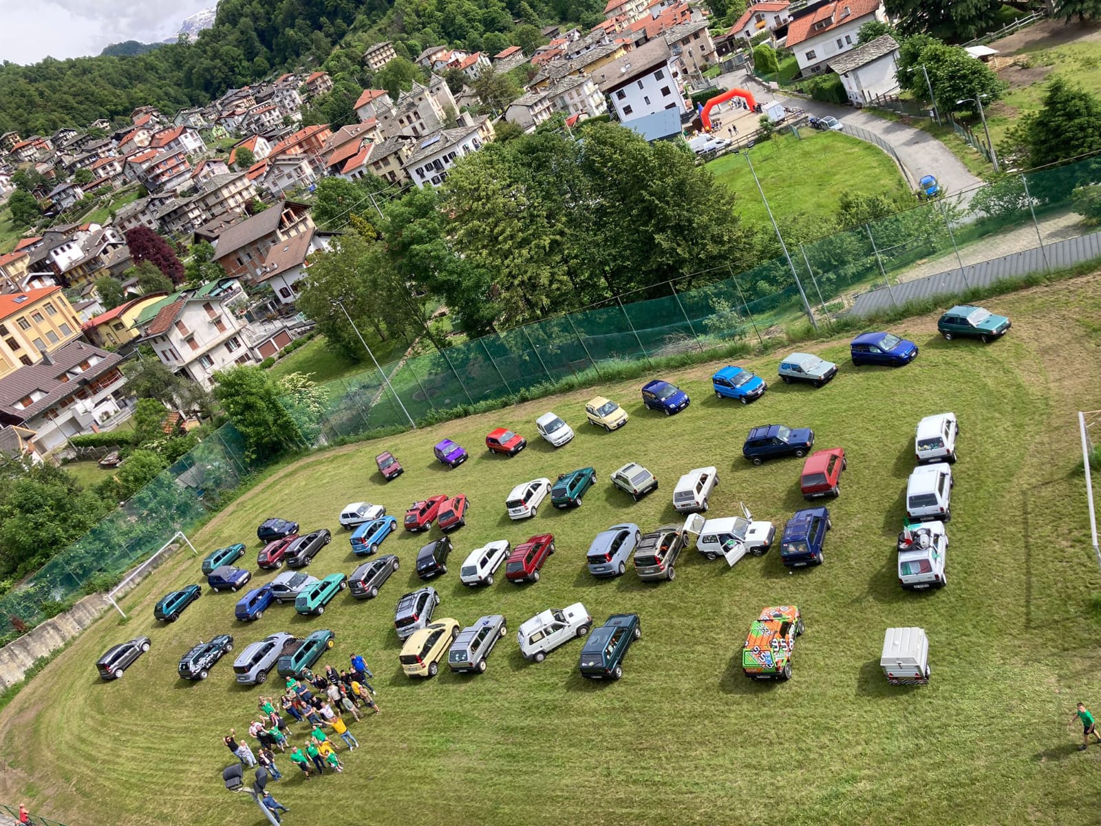 Raduno Fiat Panda a Mezzenile