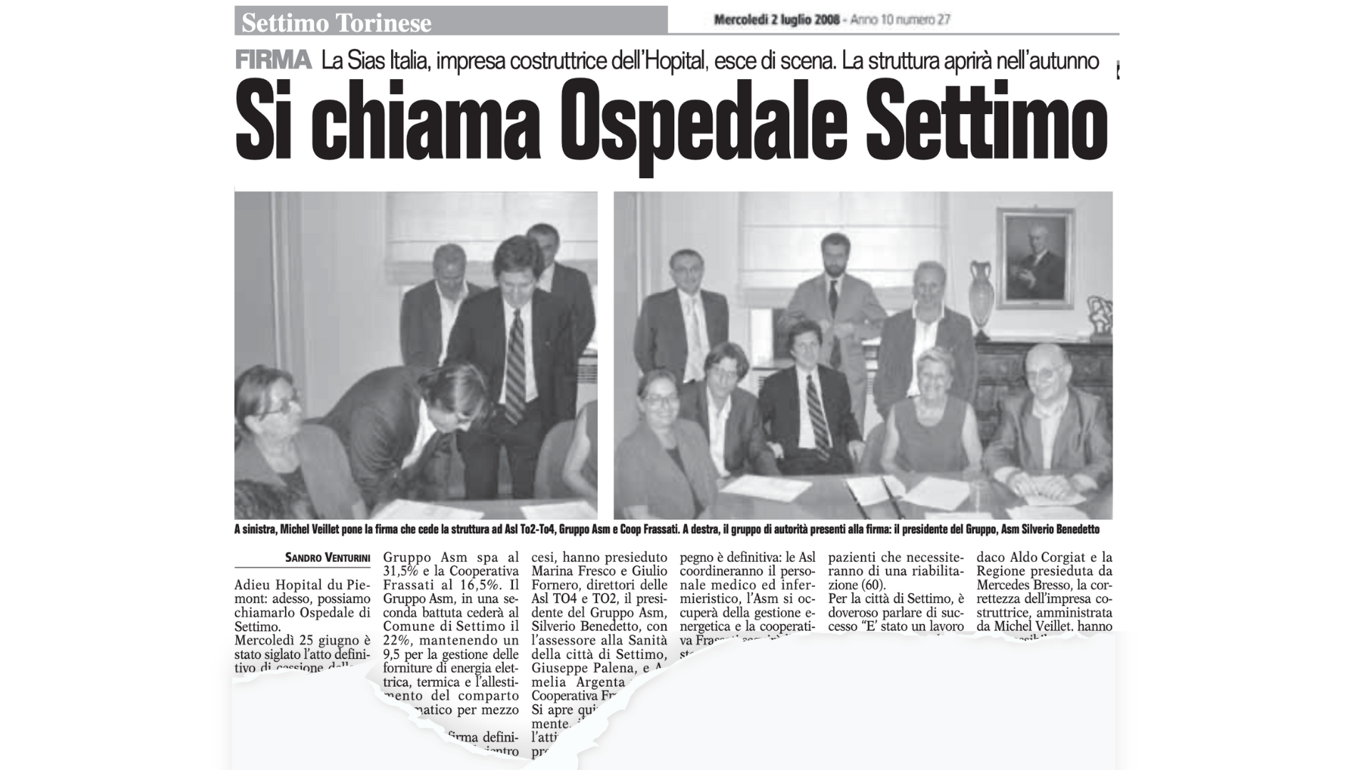 ospedale di Settimo torinese