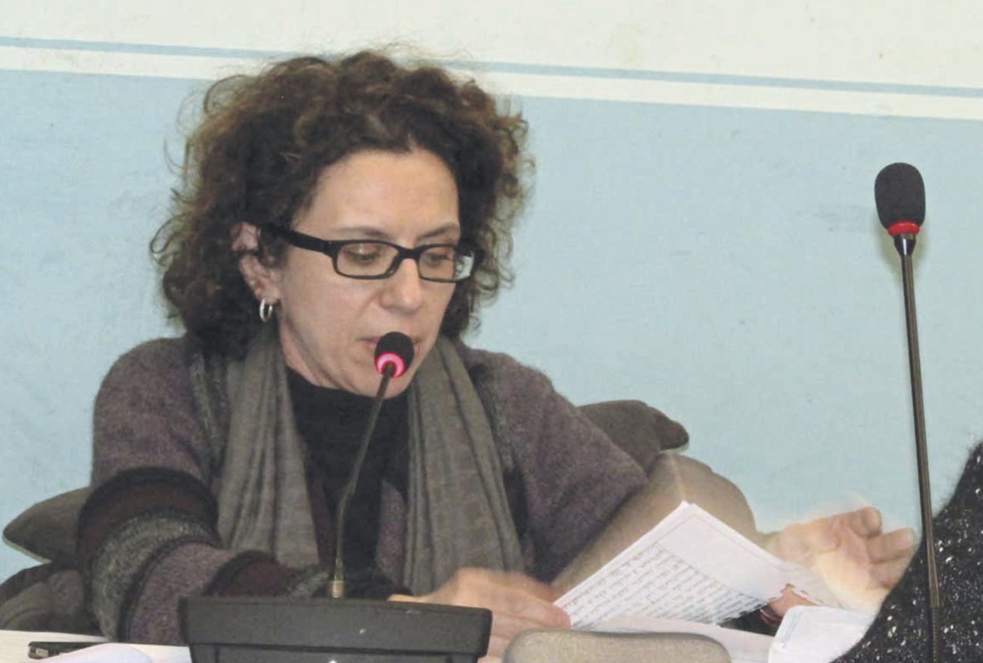 Erna Restivo durante il mandato di Carlo Della Pepa