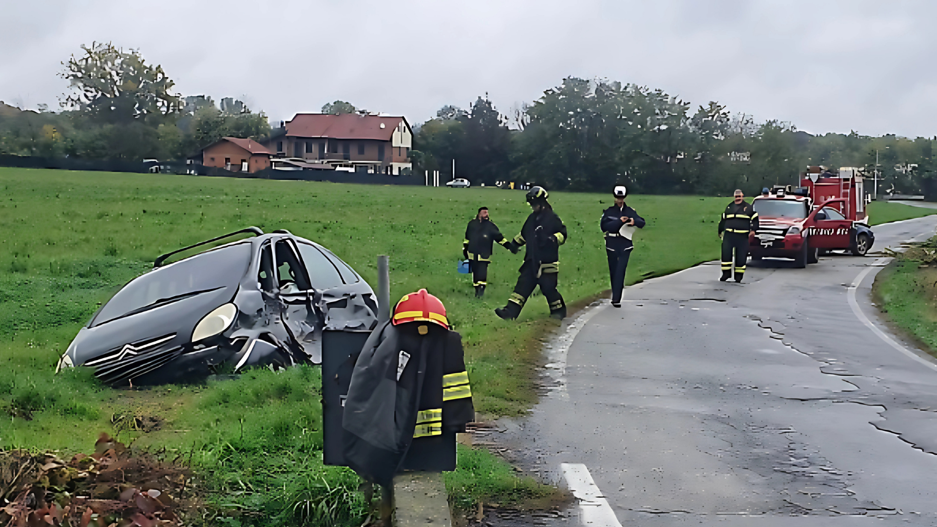 Sulla scena dell'incidente