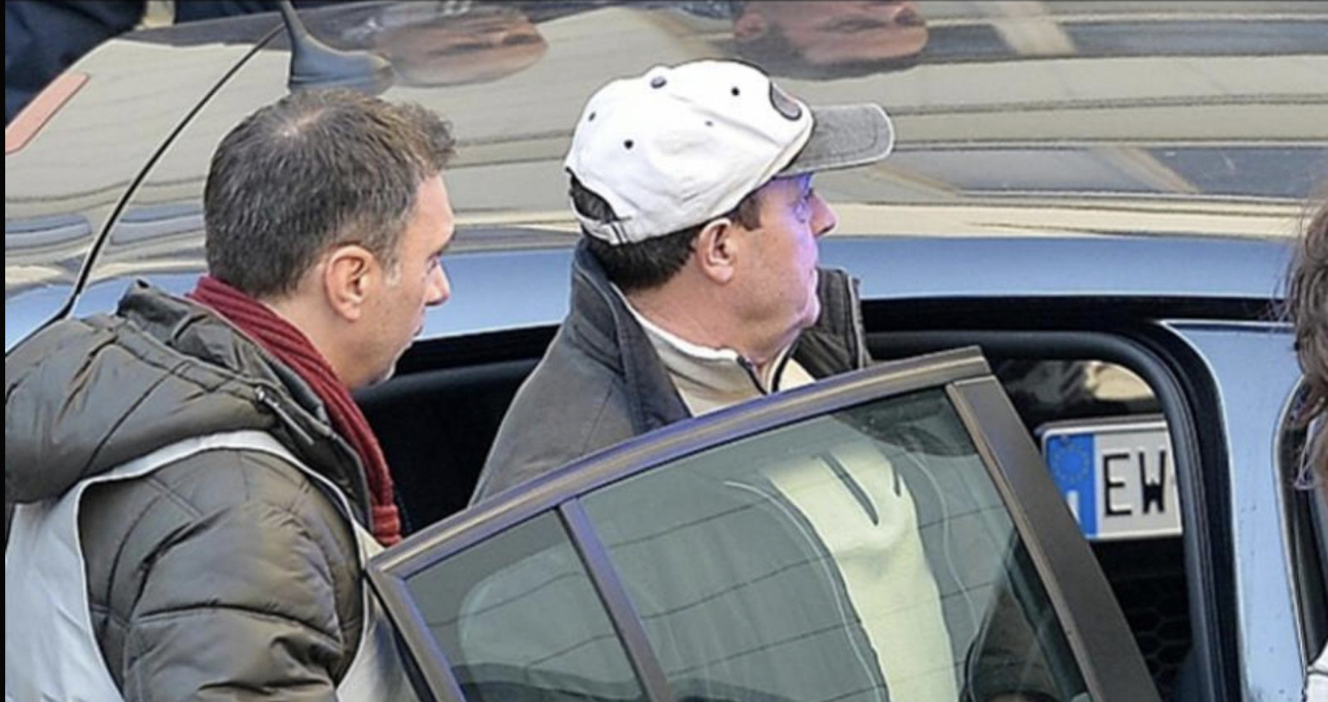 Il momento dell'arresto