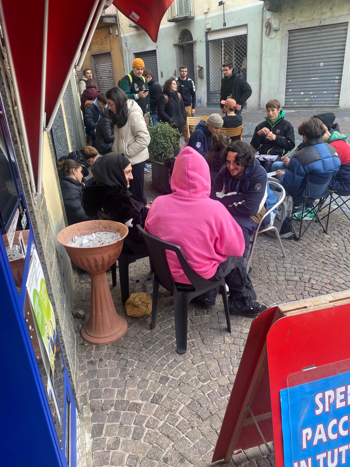 la fila