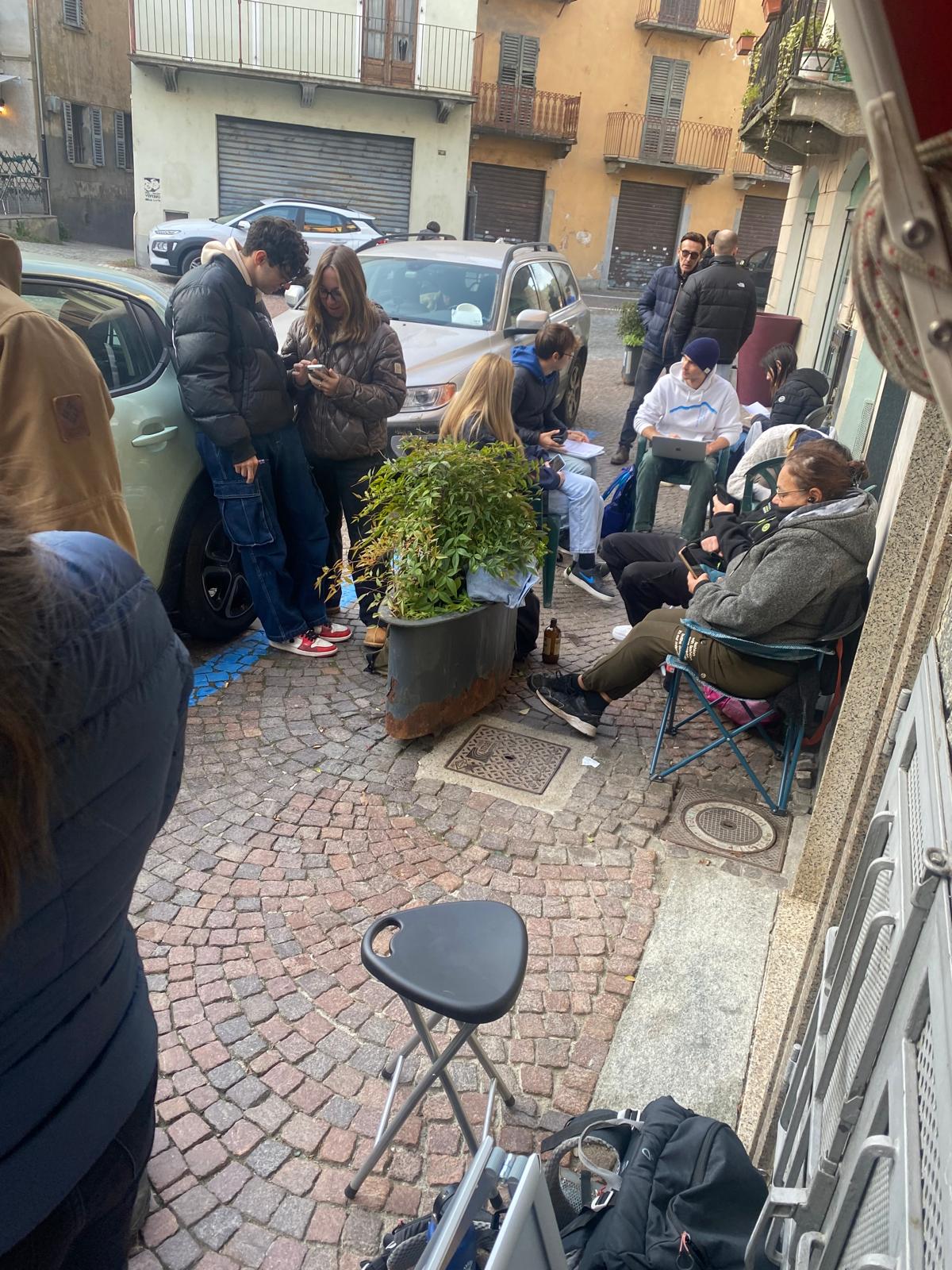 la fila