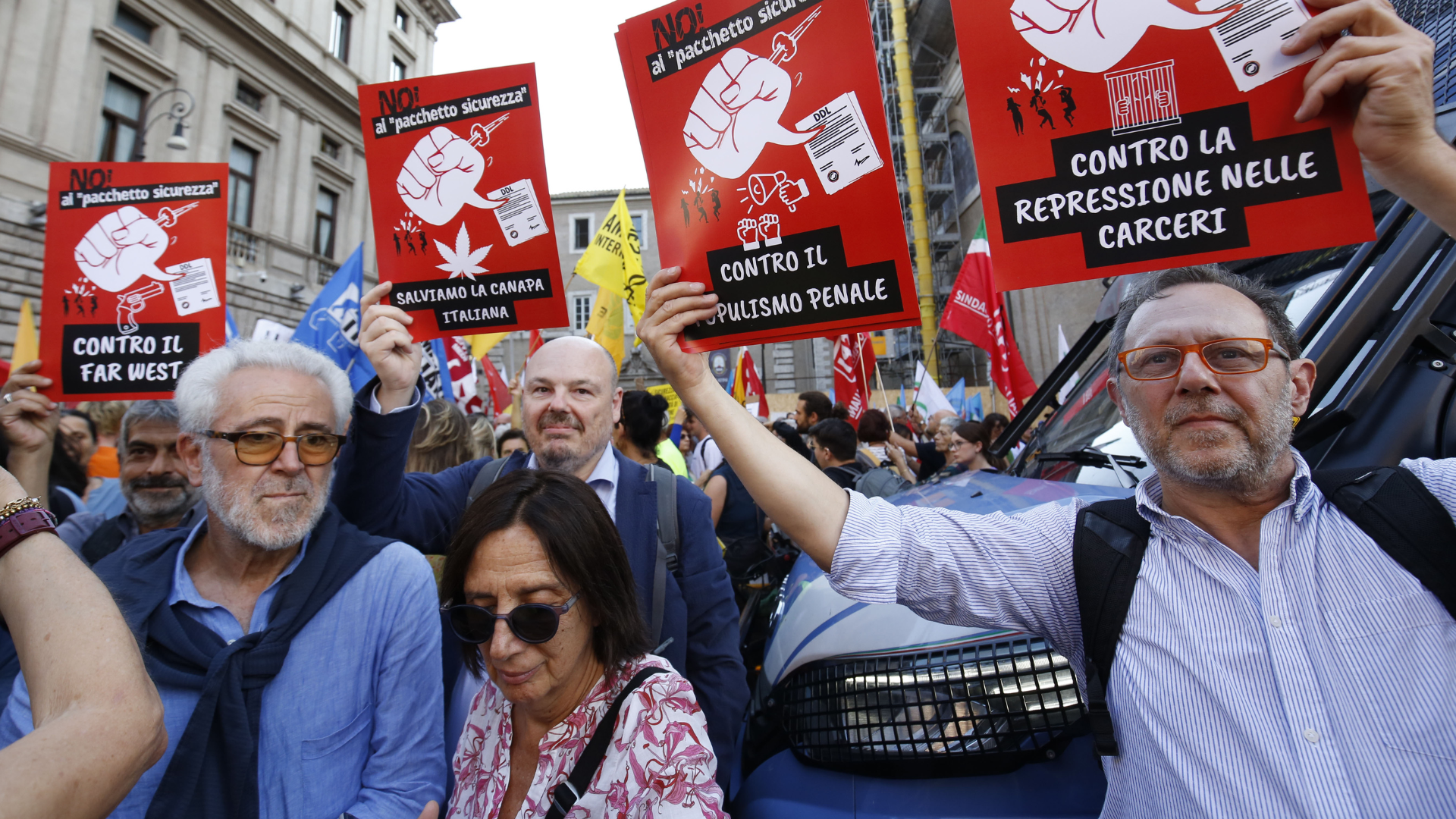 manifestazione a Roma