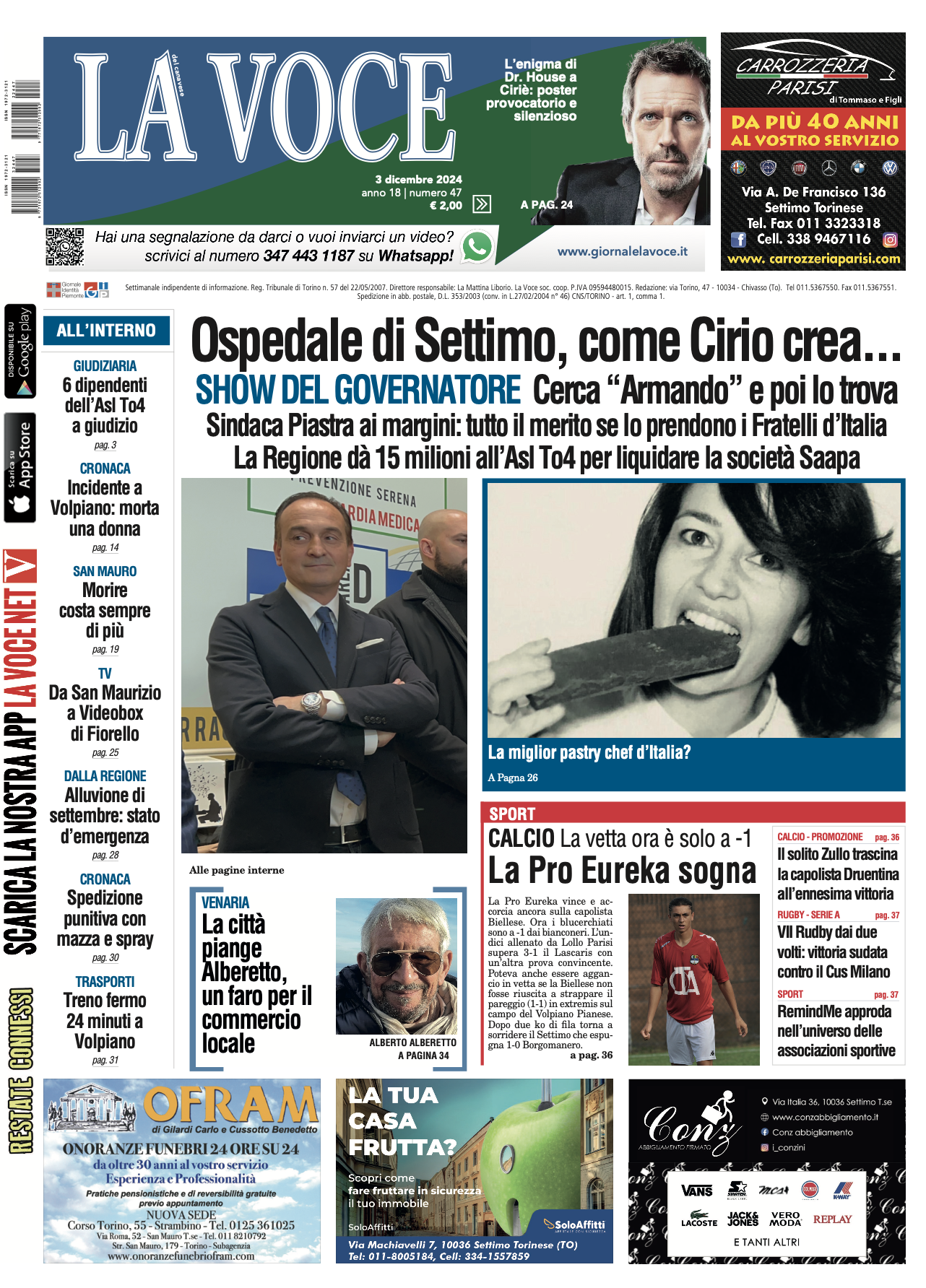 Governatore Cirio