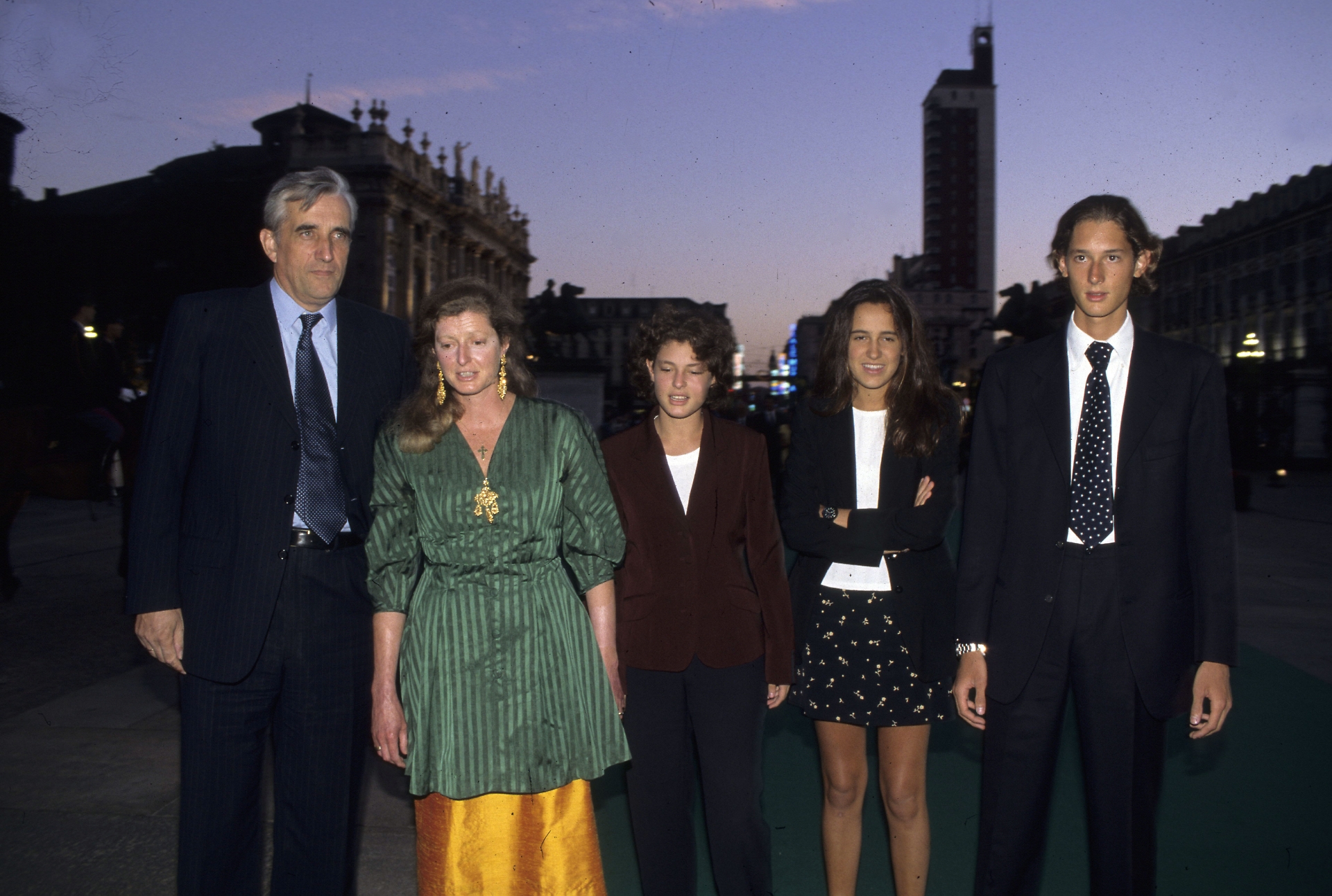 MARGHERITA AGNELLI CON IL MARITO SERGE DE PAHLEN, LA FIGLIA GINEVRA ELKANN E ANNA DE PAHLEN E IL FIGLIO JOHN PHILIP ELKANN