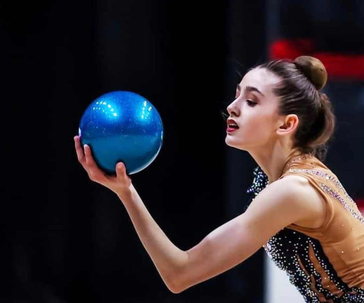 Laura Golfarelli concentrata