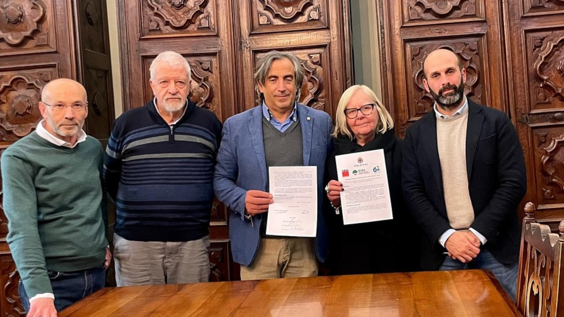 la firma del protocollo