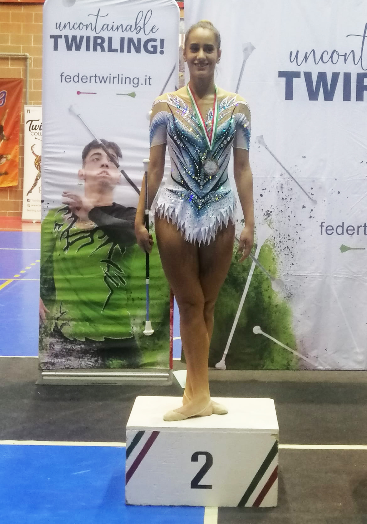 Alessia Laghezza twirling