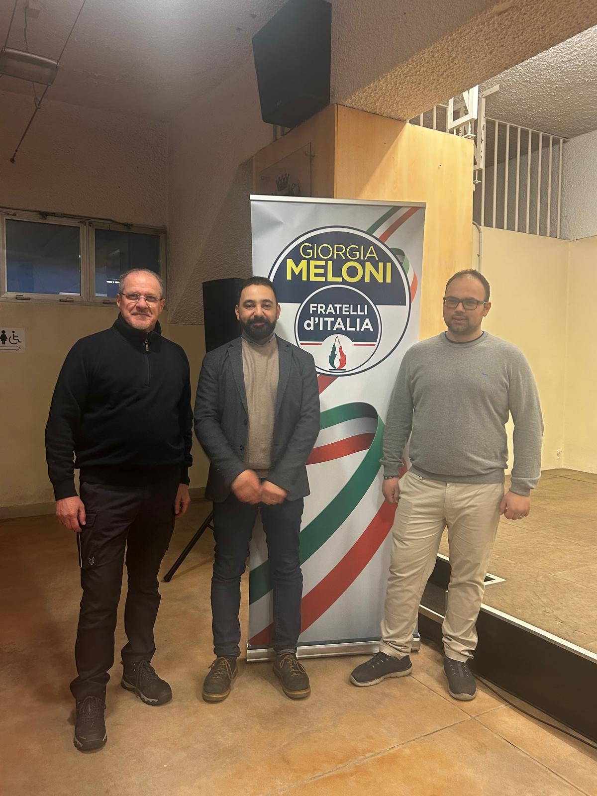 San Maurizio C.se il coordinato Federico Balducci e il consigliere comunale Di FDI Antonio Mundi