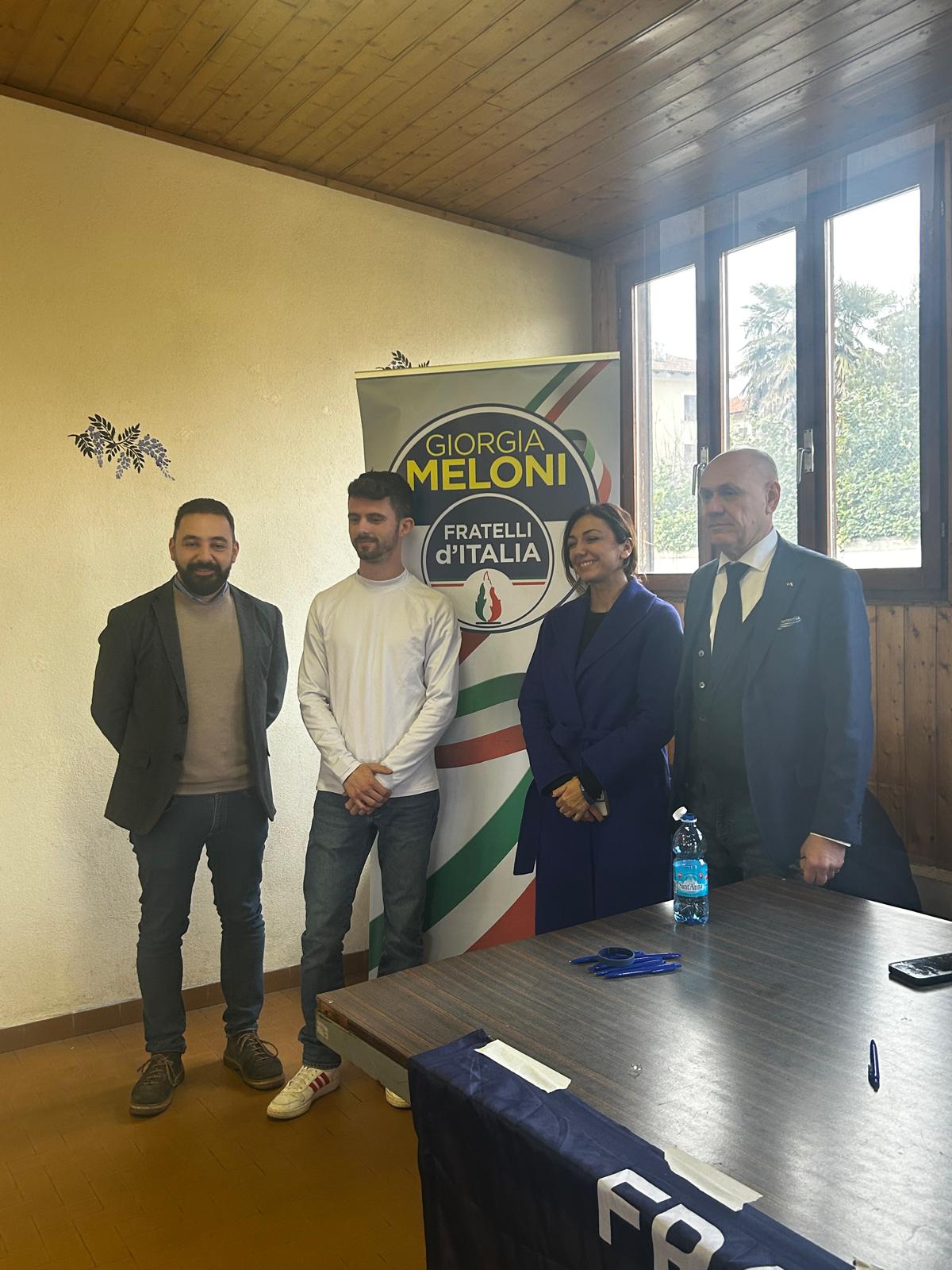 Il coordinatore del circolo di San Francesco al c. SAN CARLO C. Se e Nole, Danilo Bianchi  insieme agli onoreboli Augusta Montaruli e Fabrizio Comba