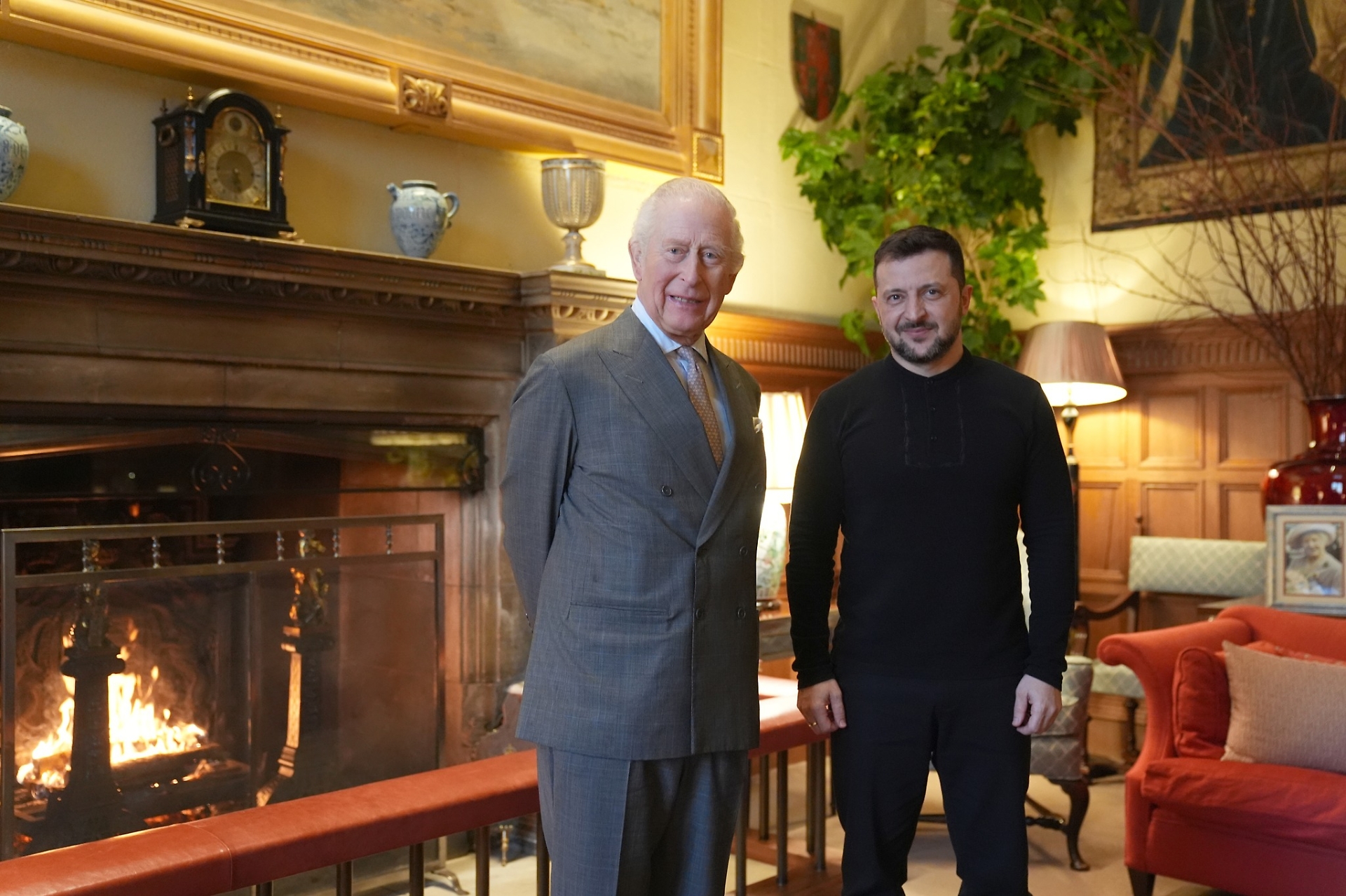 Zelensky e Re Carlo