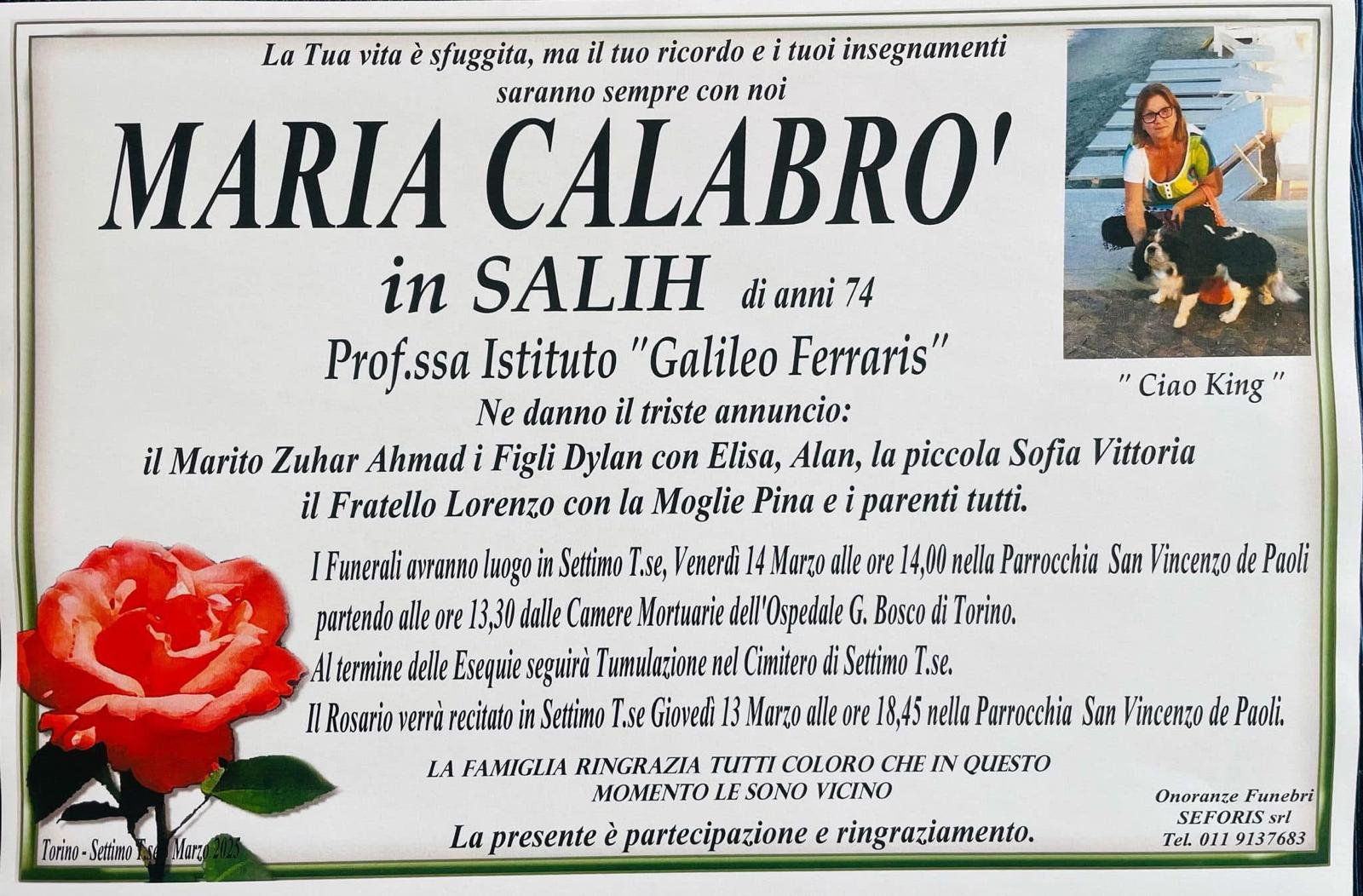 maria calabrò