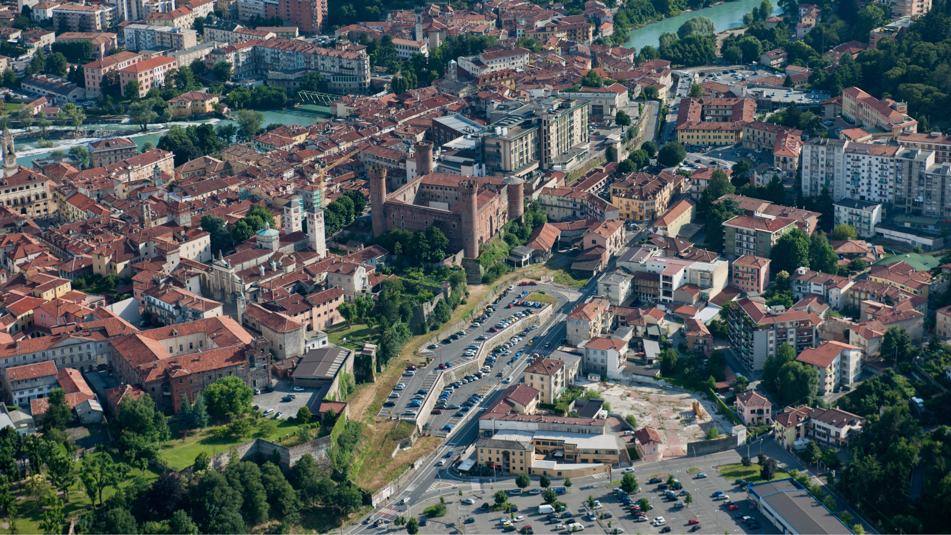 Ivrea dall'alto
