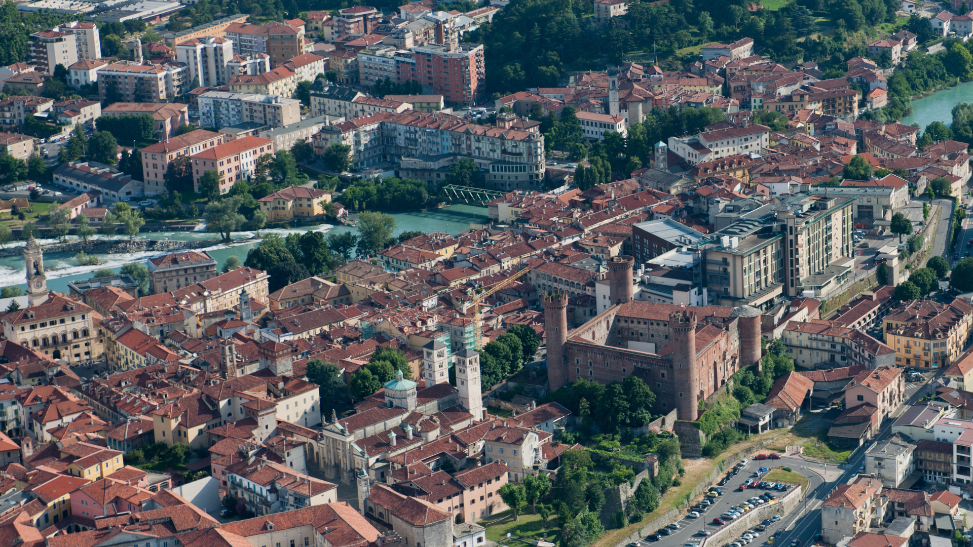 ivrea dall'alto