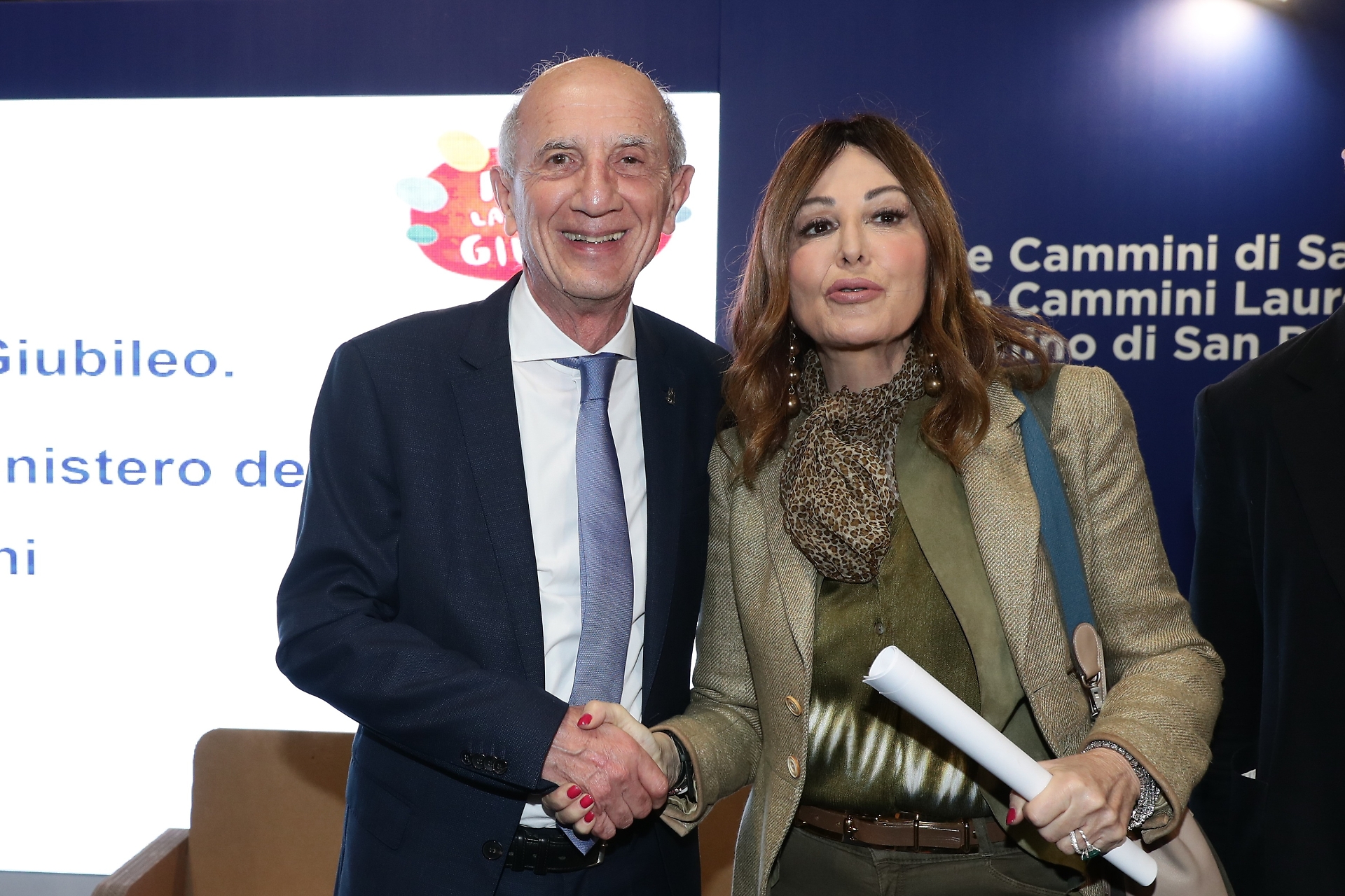 FRANCESCO FERRARI PRESIDENTE VIA FRANCIGENA DANIELA’ SANTANCHE’ MINISTRO TURISMO