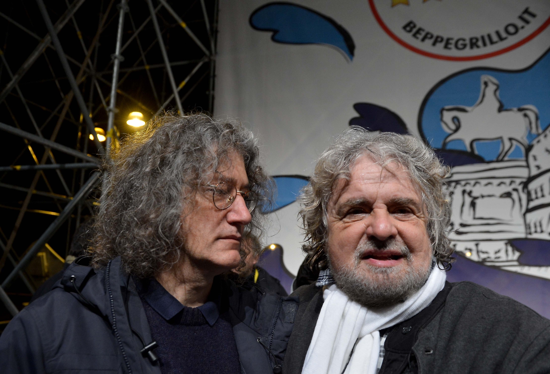 Gianroberto con Beppe Grillo