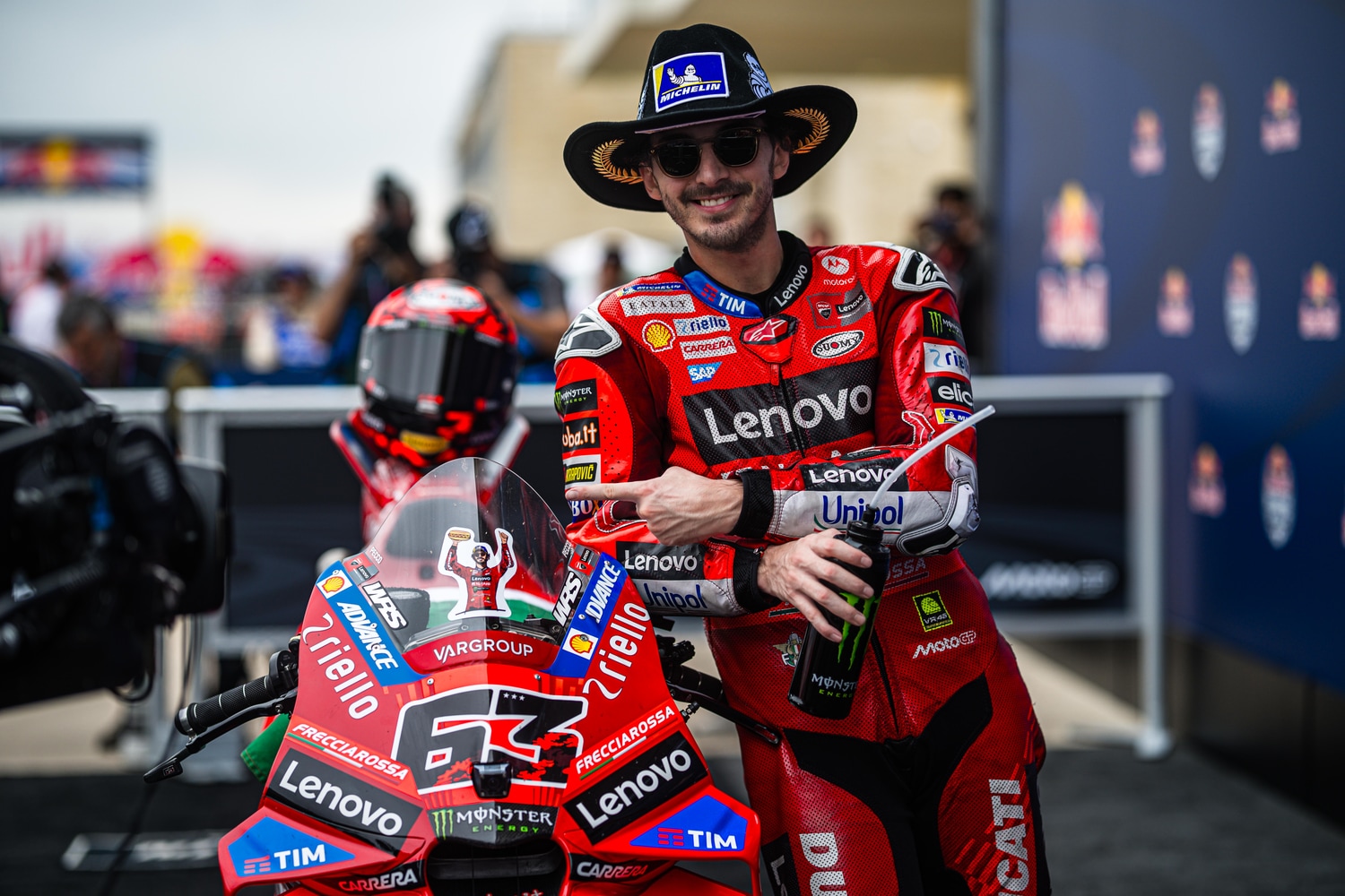 Bagnaia adesivo moto