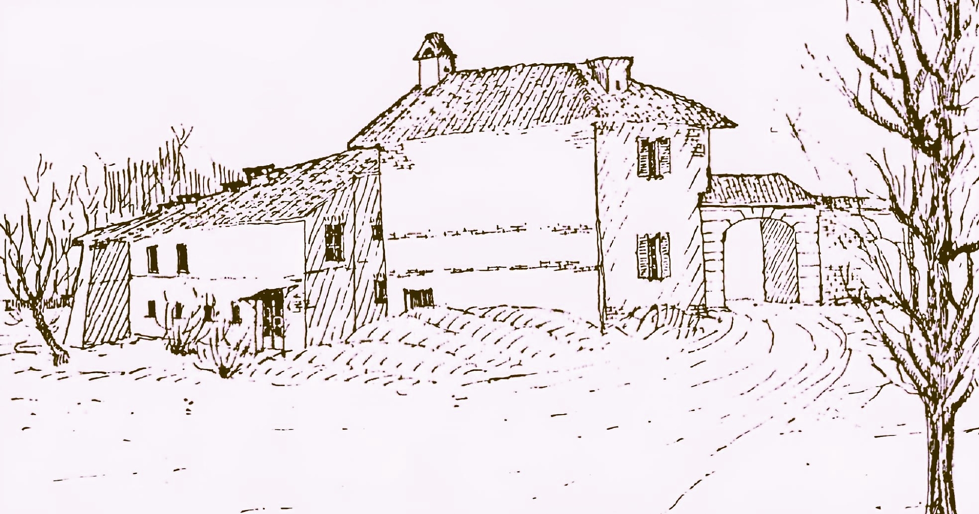 La cascina Rivo Martino di Settimo come appariva negli anni Sessanta del secolo scorso