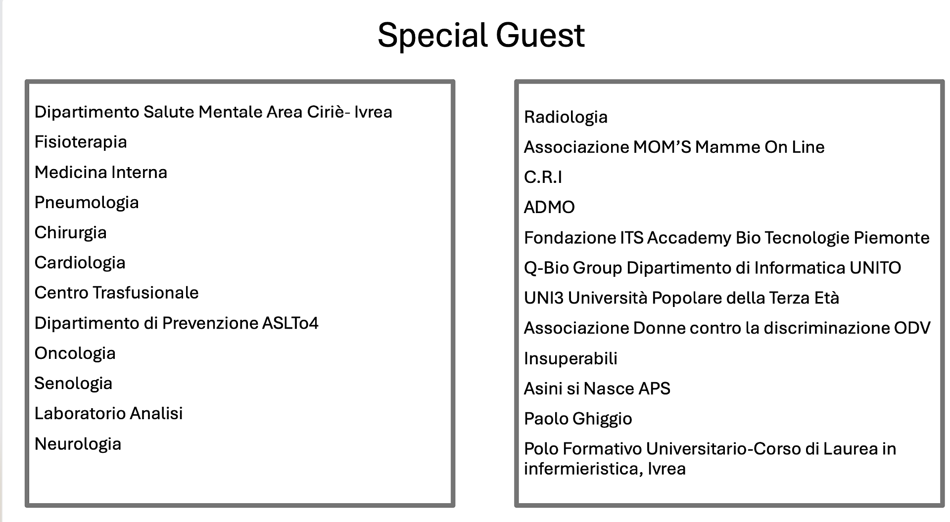 special guest